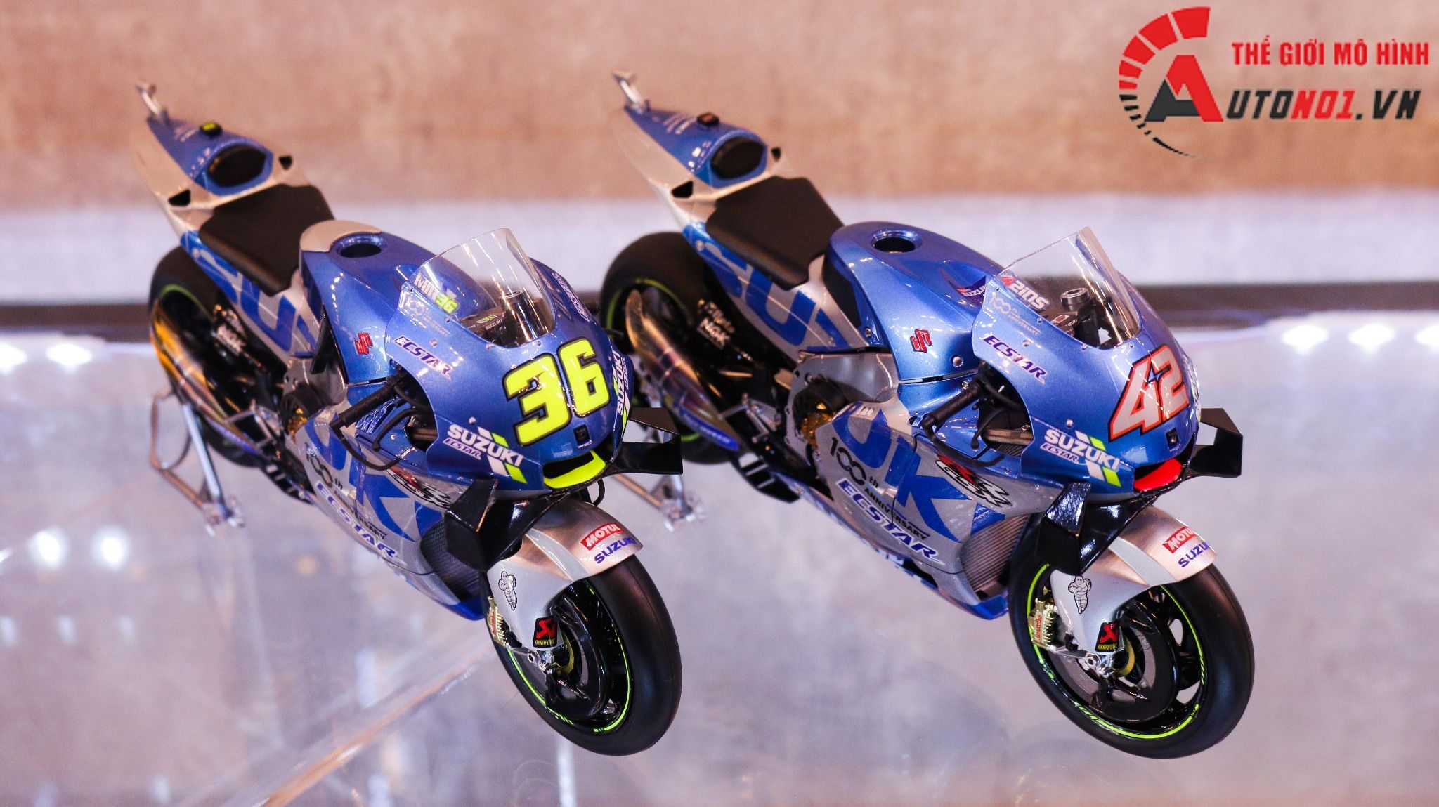  Mô hình xe cao cấp Suzuki Team Ecstar Gsx-Rr 2020 1:12 Tamiya D218A 