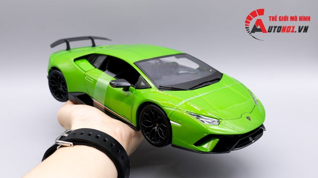  Mô hình xe Lamborghini Huracan Performance Green 1:18 Maisto 6014 