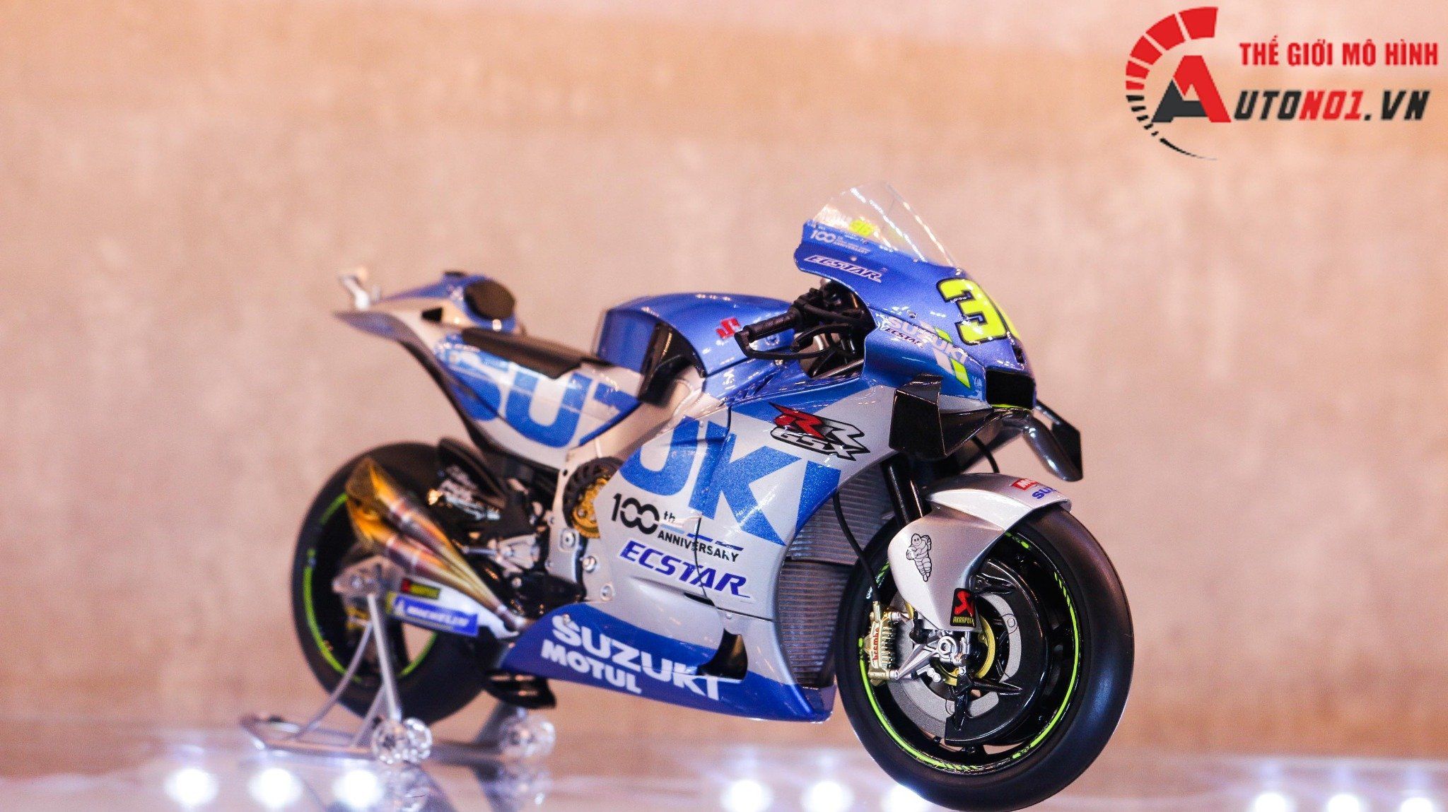  Mô hình xe cao cấp Suzuki Team Ecstar Gsx-Rr 2020 1:12 Tamiya D218A 