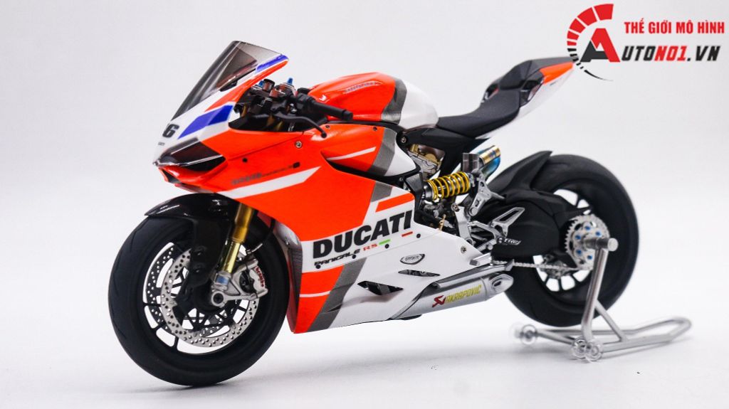 MÔ HÌNH SIÊU XE DUCATI 1199 PANIGALE NEON NỒI KHÔ 1:12 TAMIYA D219