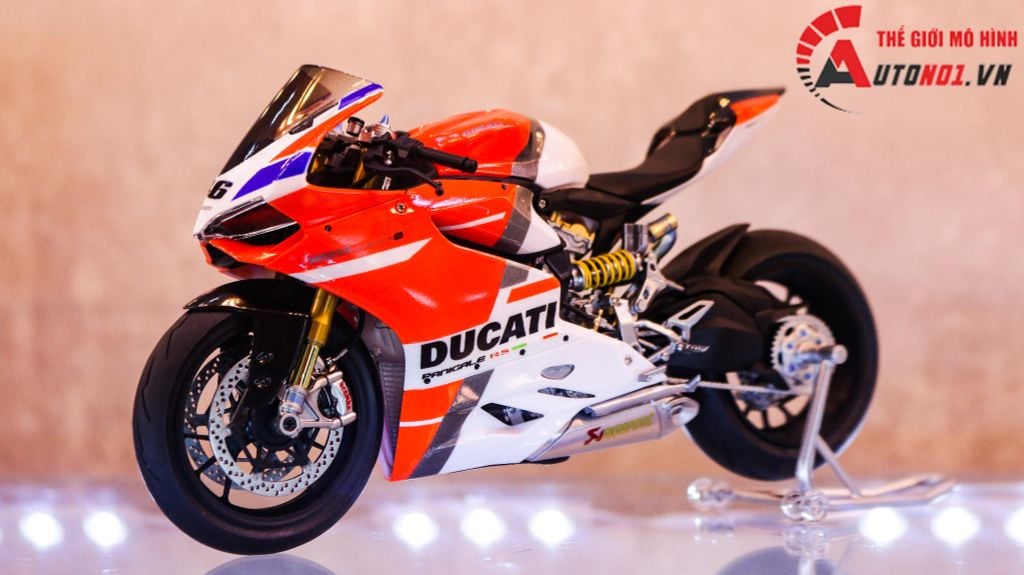 MÔ HÌNH SIÊU XE DUCATI 1199 PANIGALE NEON NỒI KHÔ 1:12 TAMIYA D219