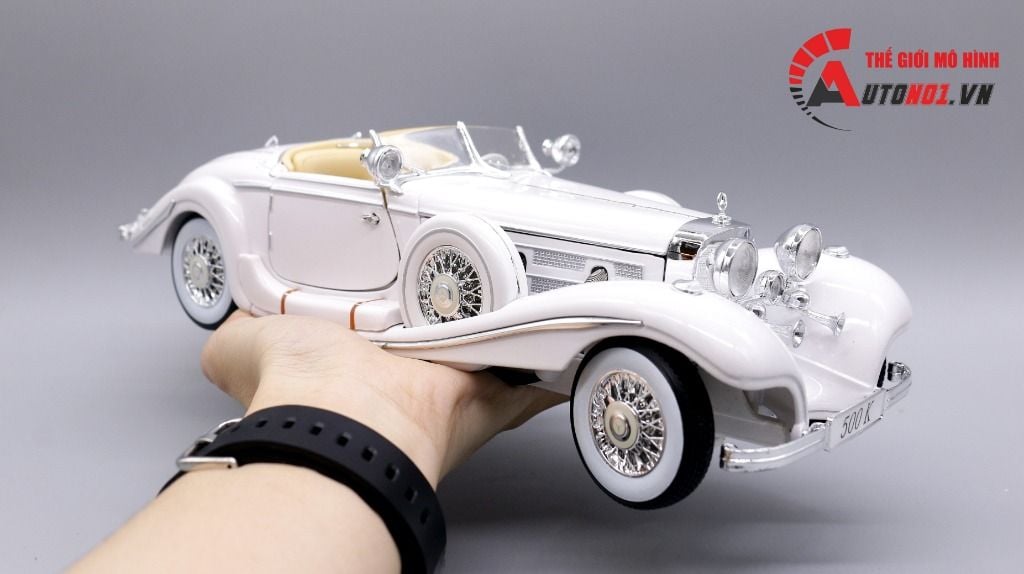 MÔ HÌNH XE MERCEDES BENZ 500K TYP SPECIAL ROADSTER 1936 1:18 MAISTO 3996