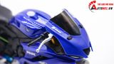  Mô hình xe độ Yamaha R6 Blue Pô Akrapovic 1:12 Autono1 Welly D207E 