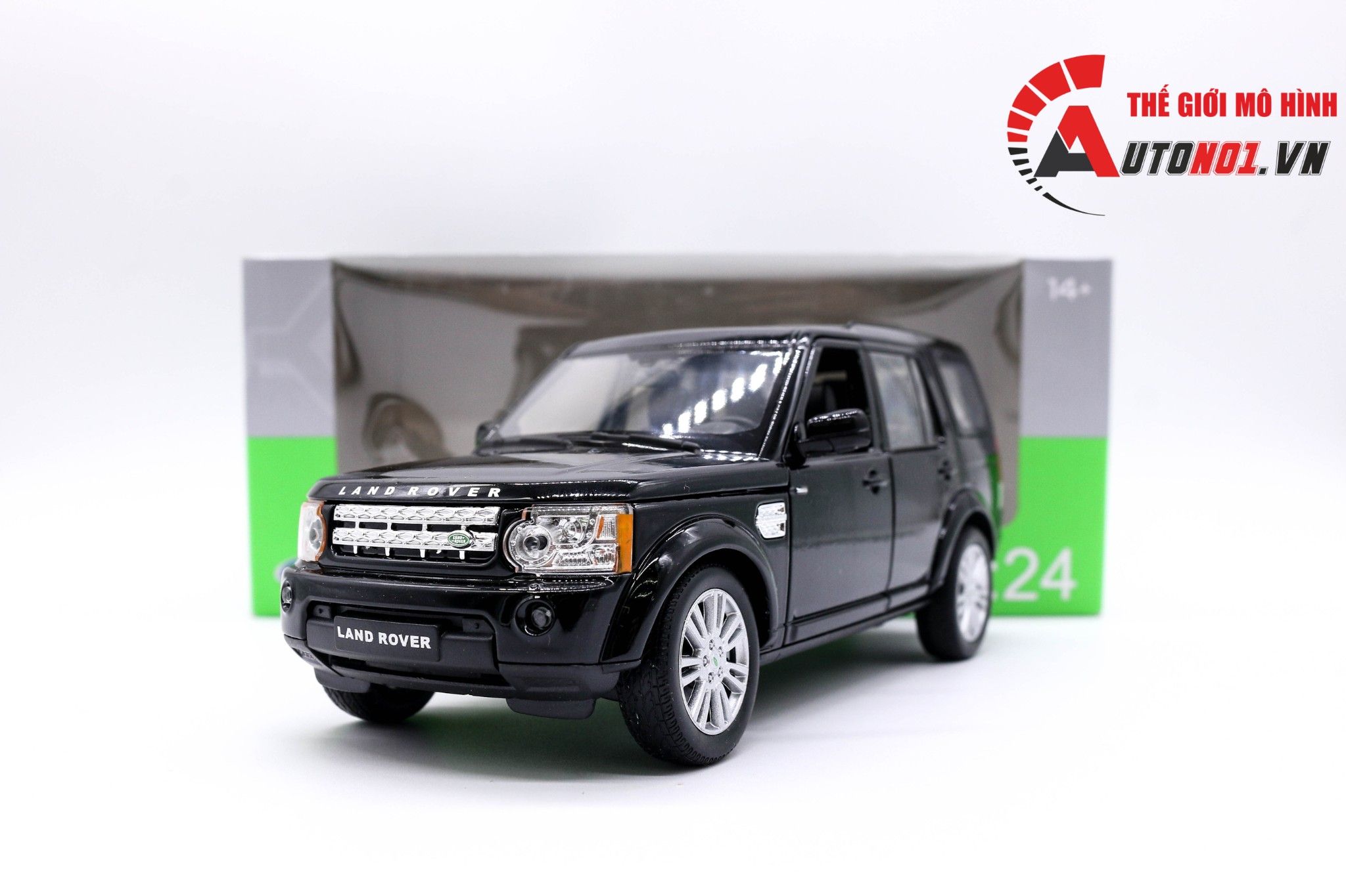  Mô hình Land Rover Discovery 4 Black 1:24 Welly 4399 