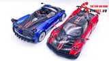  Mô hình siêu xe Pagani Huayra BC mui trần tháo rời được 1:18 Alloy Model OT221 