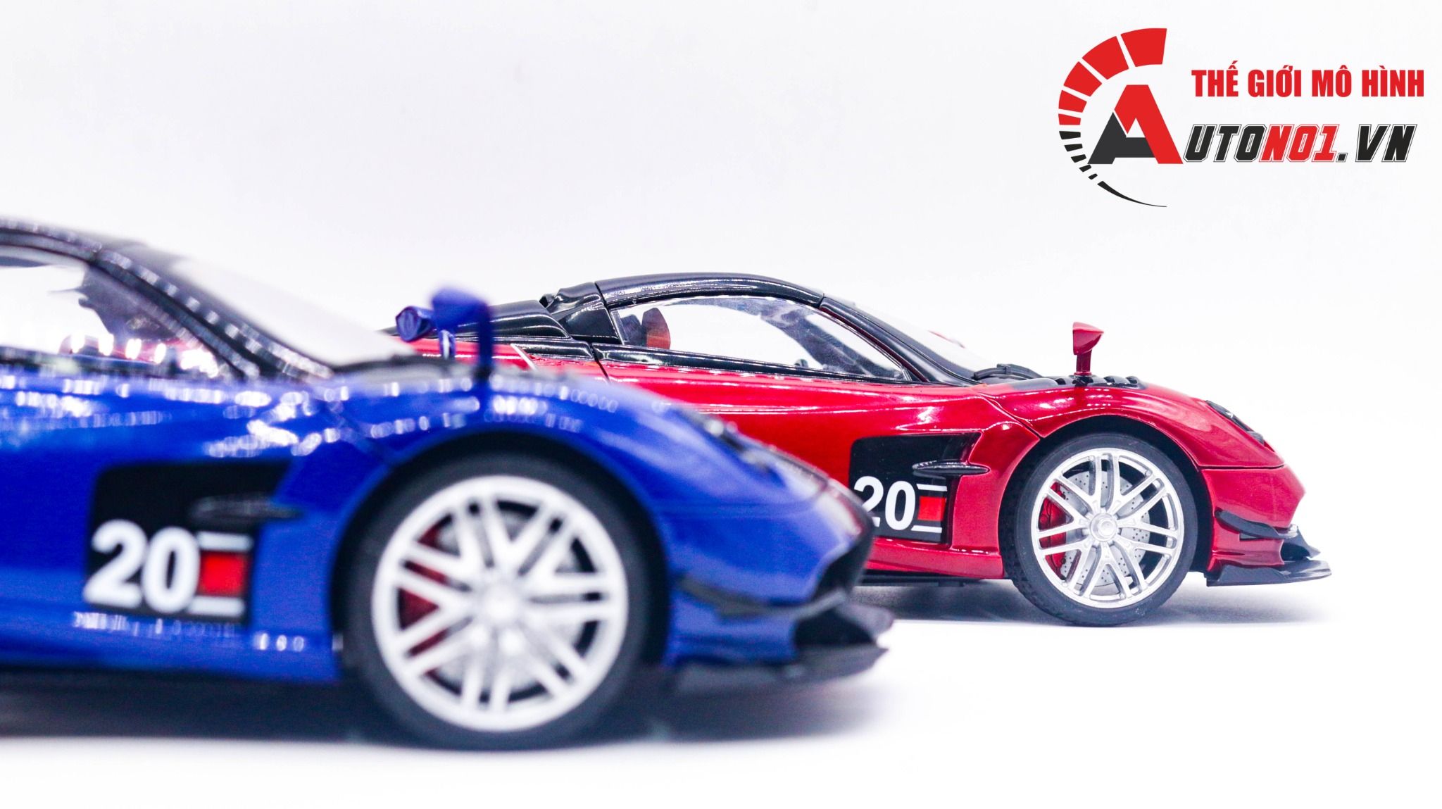  Mô hình siêu xe Pagani Huayra BC mui trần tháo rời được 1:18 Alloy Model OT221 