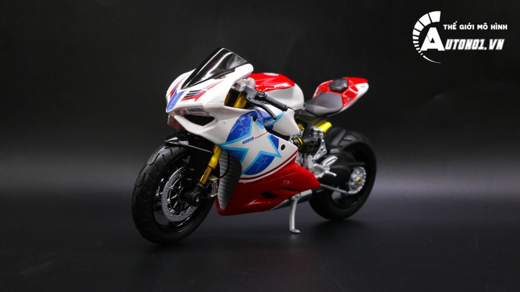 MÔ HÌNH XE ĐỘ DUCATI 1199 PANIGALE CUSTOM NICKY HAYDEN 69 1:12 AUTONO1 D183