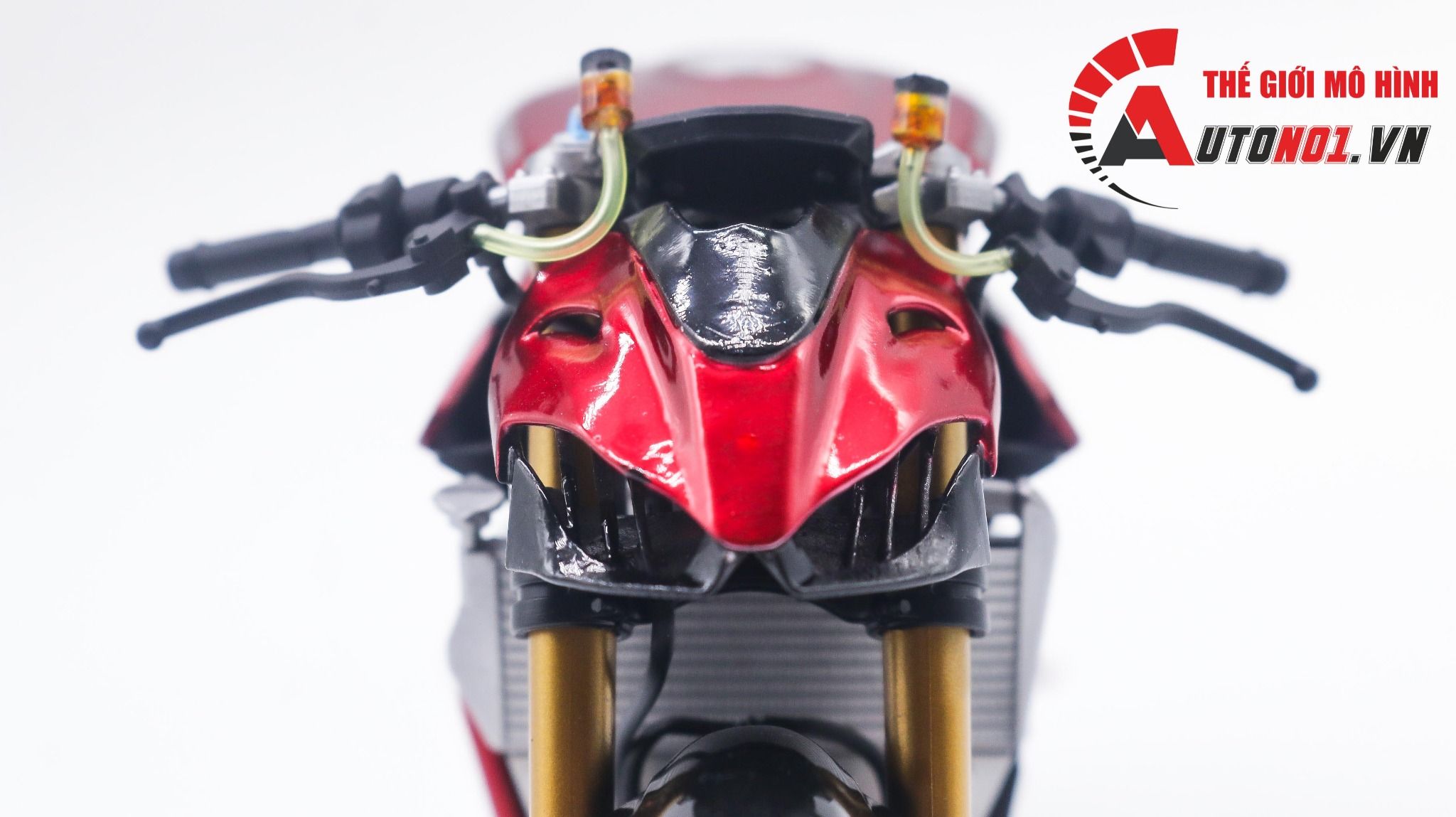  Mô hình xe cao cấp Ducati 1199 Panigale Cafe Racer Red 1:12 Tamiya D055 