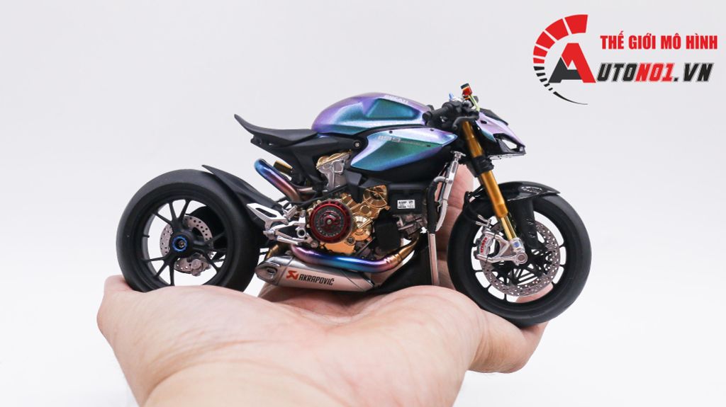 MÔ HÌNH CAO CẤP DUCATI 1199 PANIGALE CAFE RACER GALAXY 1:12 TAMIYA D079