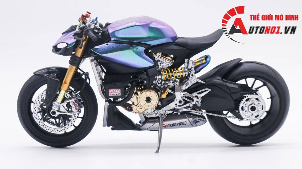 MÔ HÌNH CAO CẤP DUCATI 1199 PANIGALE CAFE RACER GALAXY 1:12 TAMIYA D079