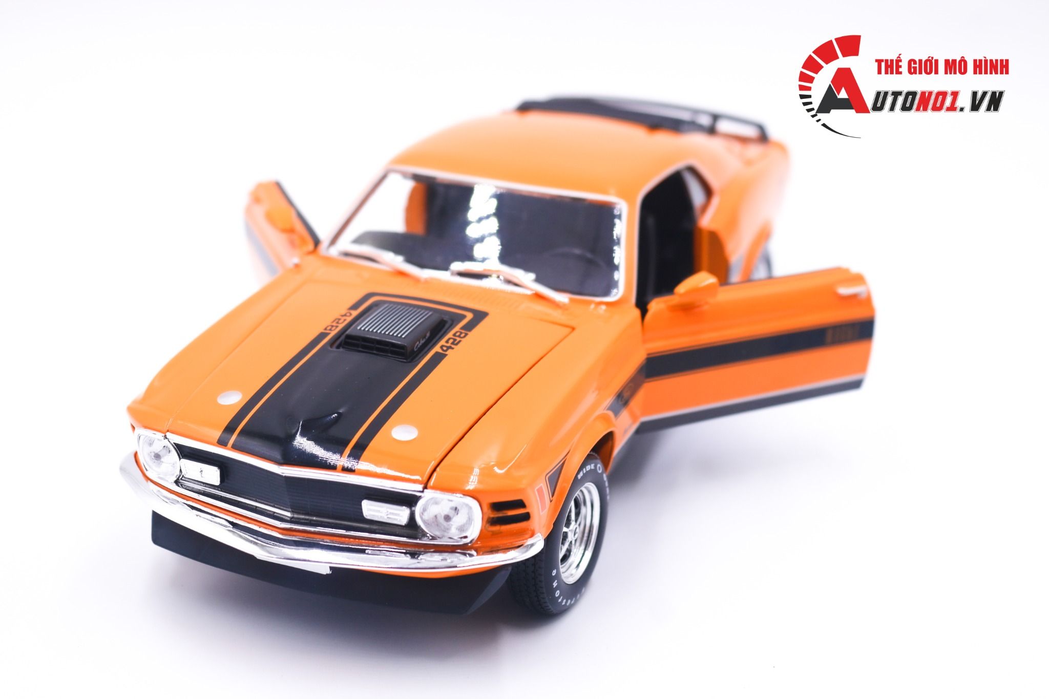  Mô hình xe Ford Mustang Mach 1 1970 tỉ lệ 1:18 Maisto 8148 