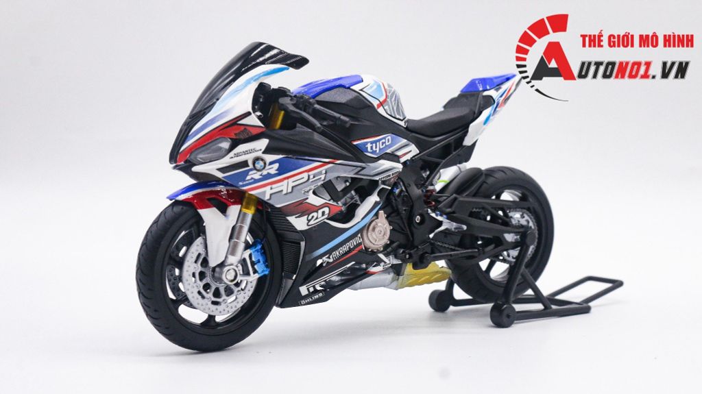 MÔ HÌNH XE BMW S1000RR HP4 TYCO 1:12 AUTONO1 D226A