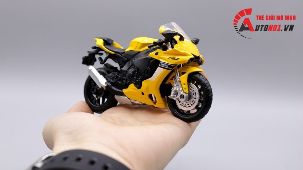  Mô hình xe Yamaha Yzf- R1 Yellow 1:18 Msz 7213 