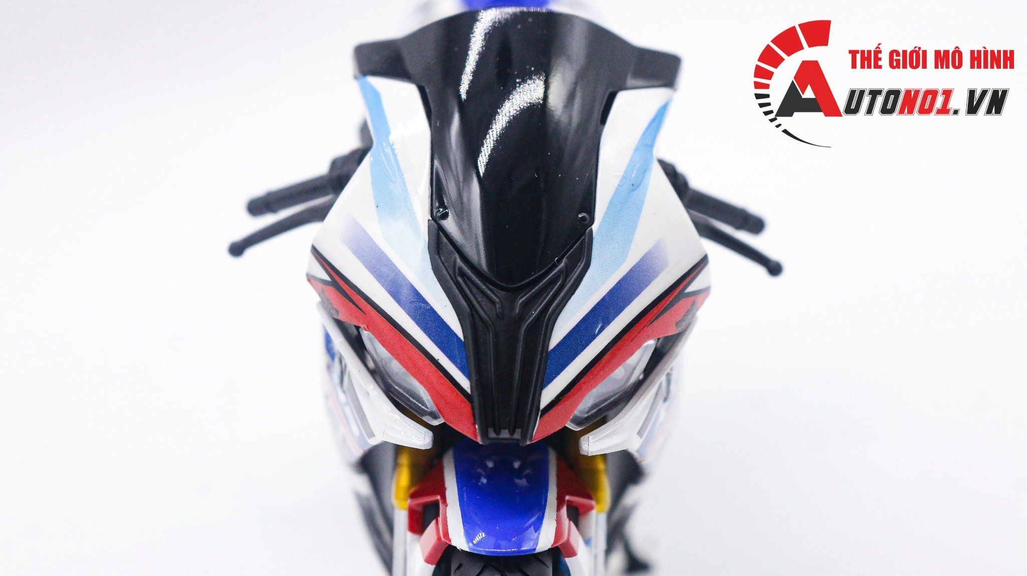  Mô hình xe độ Bmw S1000rr Hp4 Tyco 1:12 Autono1 Welly D226A 