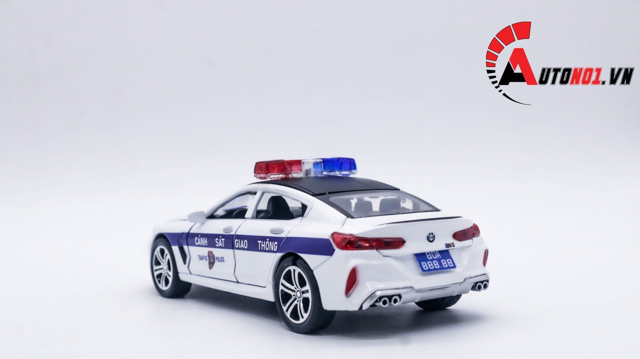  Mô hình xe ô tô độ CSGT BMW M8 tỉ lệ 1:32 Autono1 Chimei OT263 