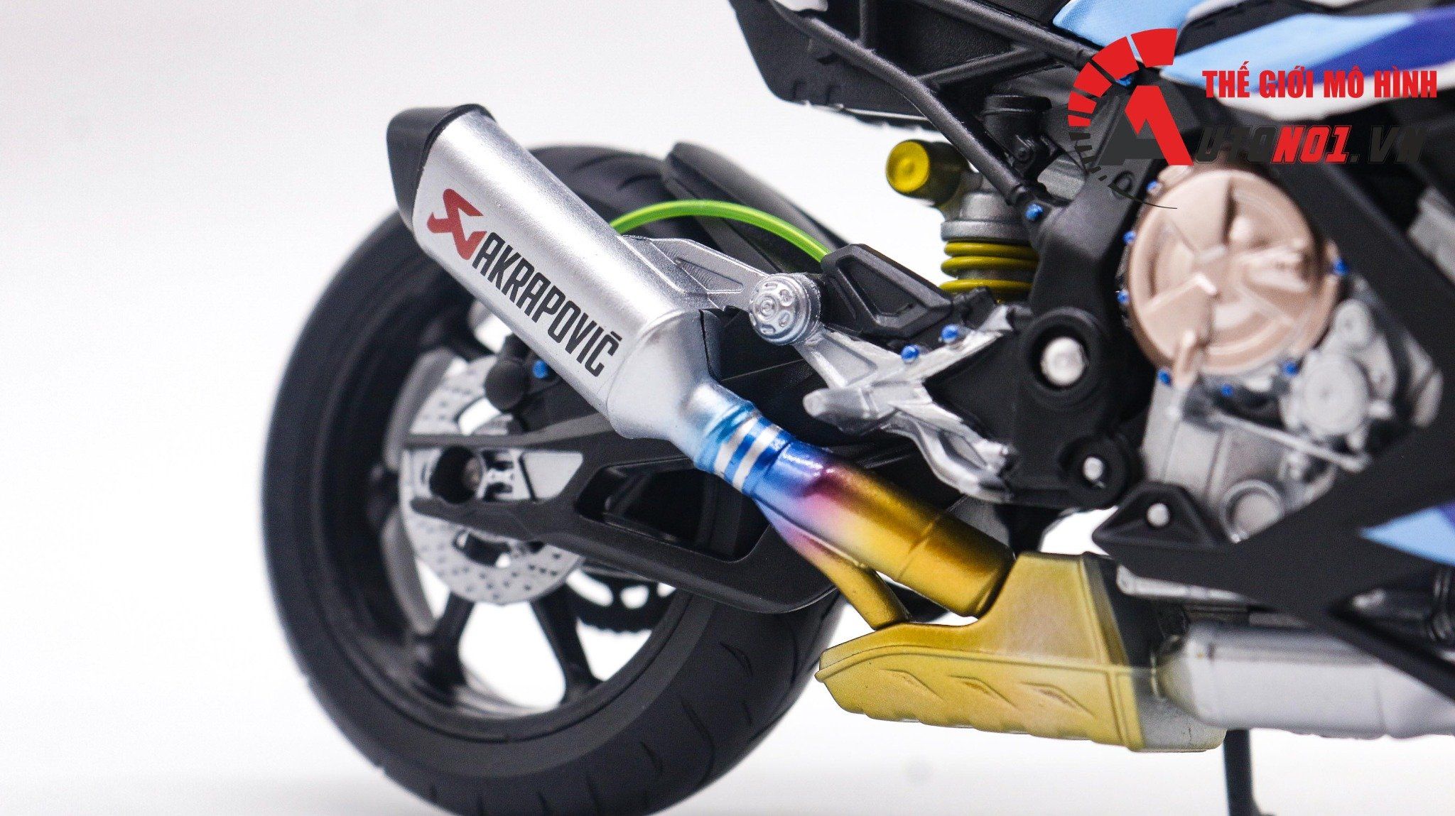  Mô hình xe độ Bmw S1000RR 2020 SBK Racing 1:12 Welly Autono1 Welly D226B 