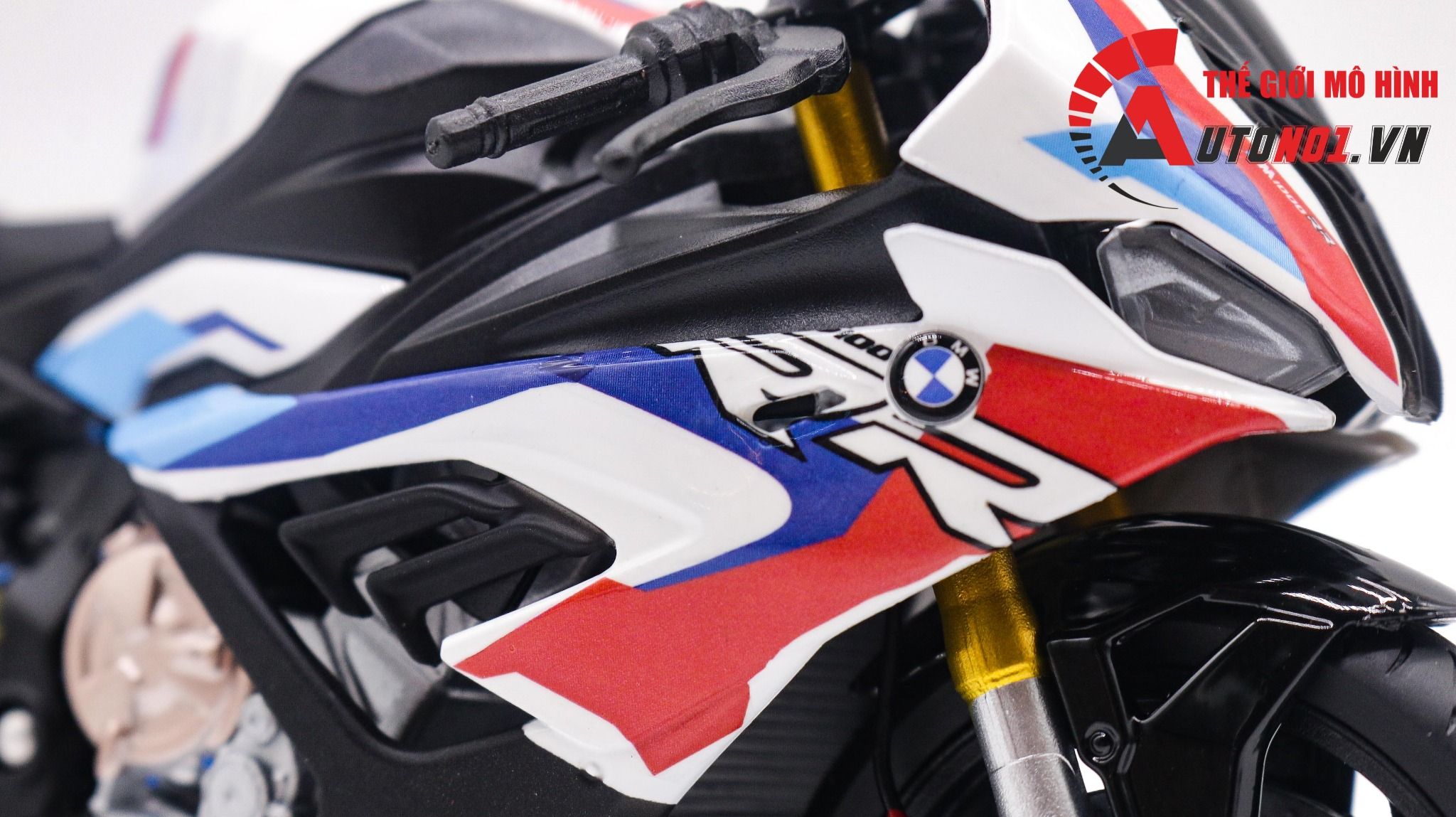  Mô hình xe độ Bmw S1000RR 2020 SBK Racing 1:12 Welly Autono1 Welly D226B 