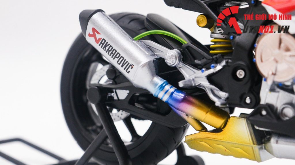 MÔ HÌNH XE BMW S1000RR SBK 2020 YELLOW RED 1:12 AUTONO1 D226C