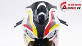  Mô hình xe độ Bmw S1000rr Sbk 2020 Yellow Red tỉ lệ 1:12 Autono1 Welly D226C 