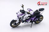  Mô hình xe độ Kawasaki Z800 Metal Violet độ pô 1:12 Autono1 Automaxx D225A 