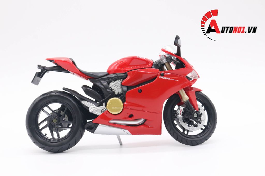 MÔ HÌNH XE DUCATI 1199 PANIGALE 2011 RED 1:12 MAISTO 1199