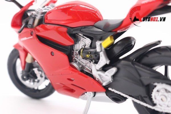 COMBO MÔ HÌNH XE & SHOWROOM TRƯNG BÀY DUCATI 1199 PANIGALE 1:12 MAISTO CB002