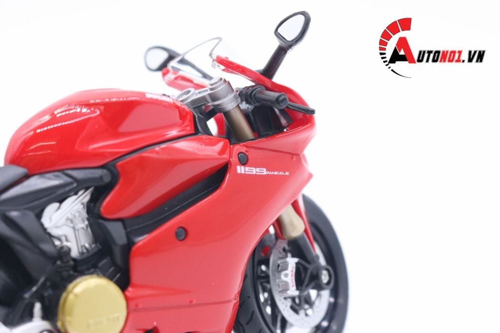 MÔ HÌNH XE DUCATI 1199 PANIGALE 2011 RED 1:12 MAISTO 1199