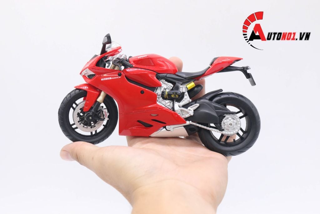 MÔ HÌNH XE DUCATI 1199 PANIGALE 2011 RED 1:12 MAISTO 1199