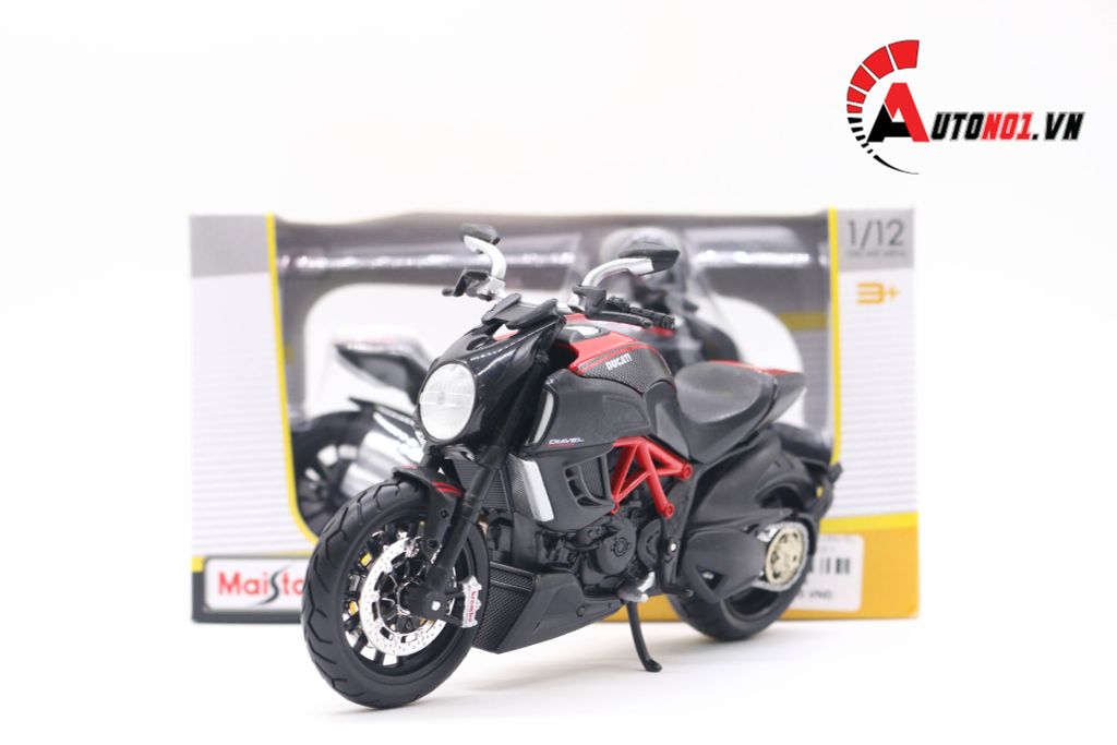 MÔ HÌNH DUCATI DIAVEL CARBON 1:12 MAISTO 4364