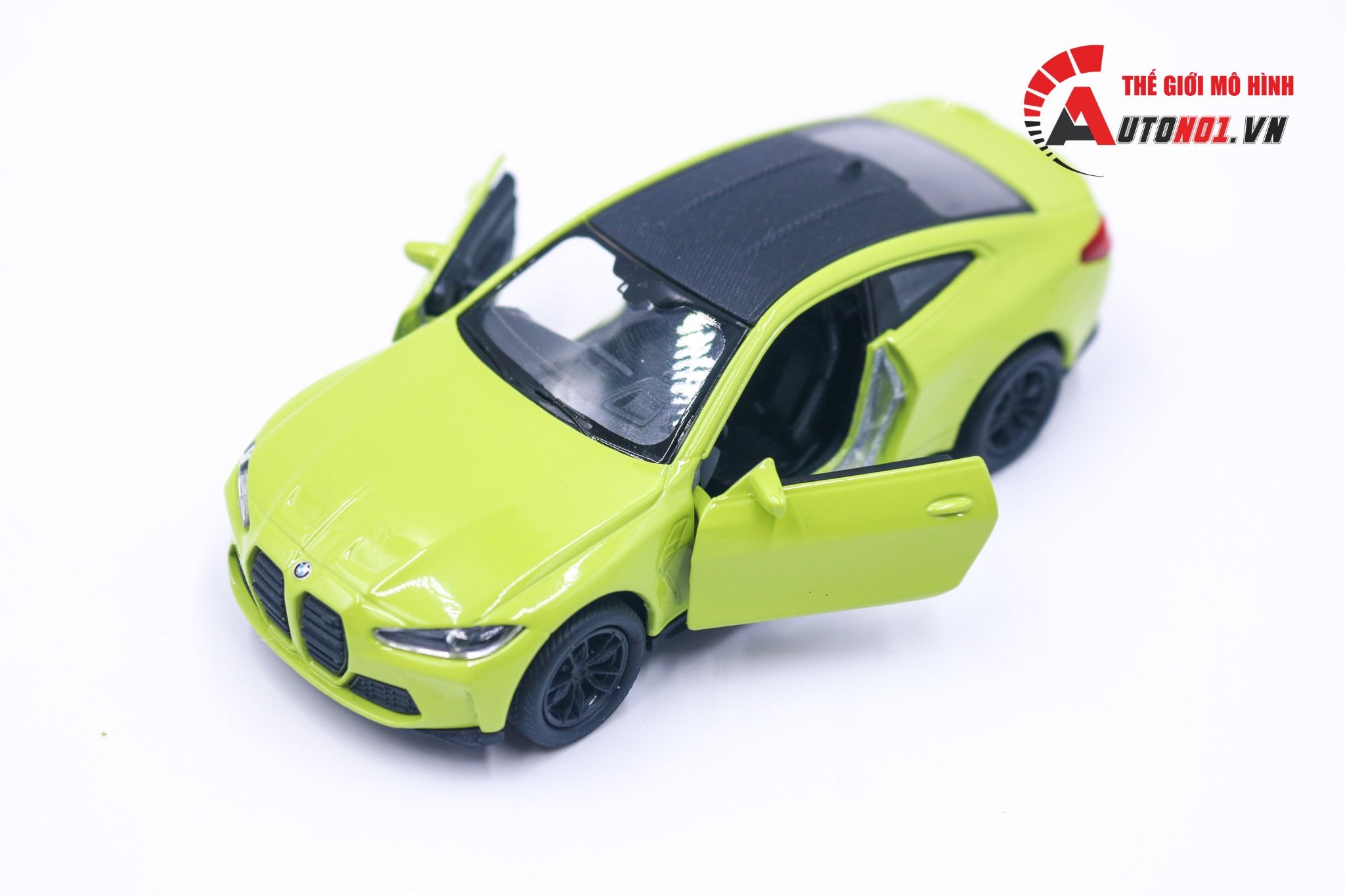  Mô hình xe BMW M4 green 1:36 Welly OT009 