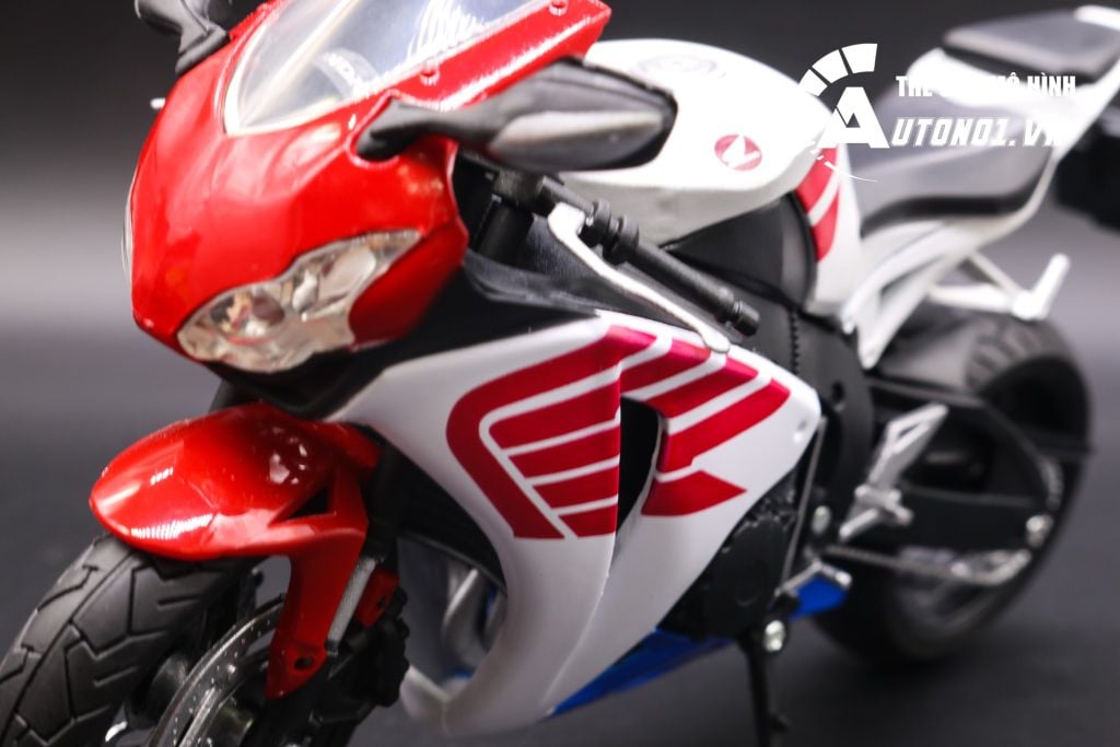 MÔ HÌNH XE HONDA CBR 1000RR WHITE RED 1:12 JOYCITY 6803