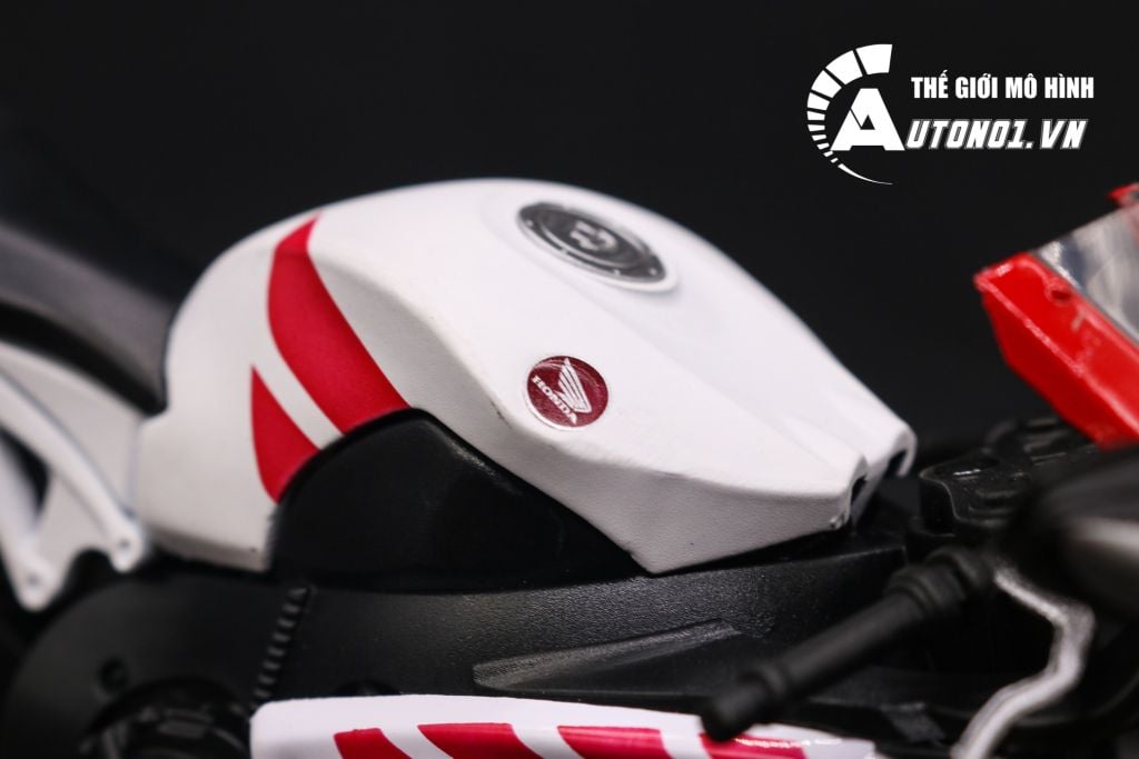 MÔ HÌNH XE HONDA CBR 1000RR WHITE RED 1:12 JOYCITY 6803
