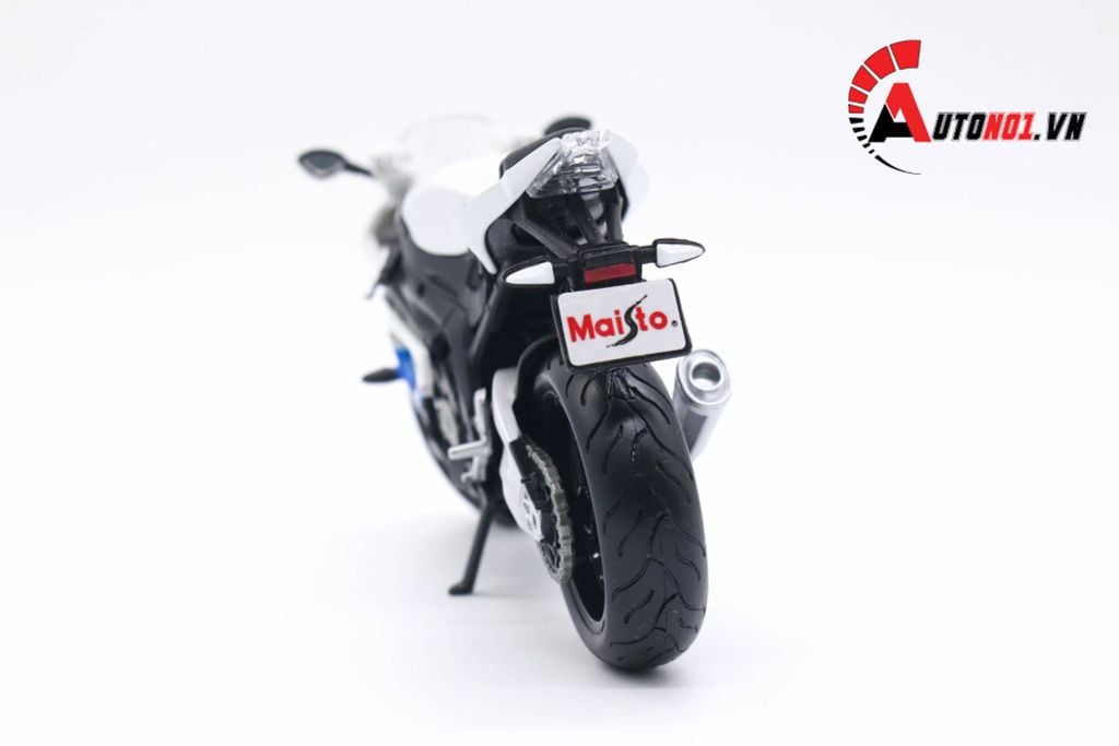MÔ HÌNH BMW S1000RR WHITE BLUE 1:12 MAISTO 4394