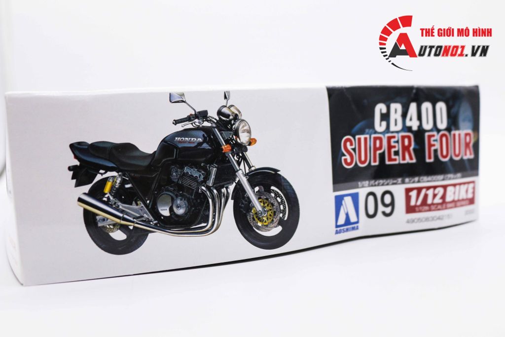 MÔ HÌNH KIT HONDA CB400 SUPER FOUR 1:12 AOSHIMA 7345