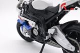  Mô hình xe Bmw s1000rr white blue 1:12 Maisto 1111 