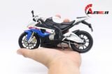  Mô hình xe Bmw s1000rr white blue 1:12 Maisto 1111 