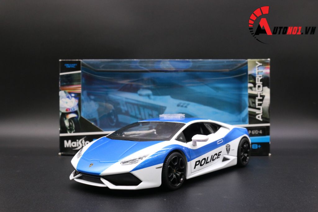 MÔ HÌNH XE LAMBORGHINI HURACAN LP610-4 POLICE 1:24 MAISTO 4330