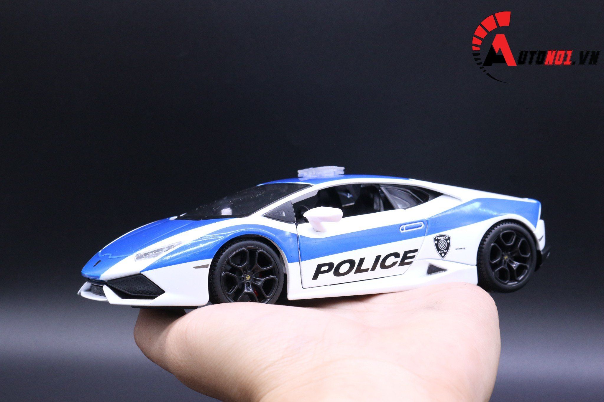  Mô hình xe Lamborghini Huracan LP610-4 Police 1:24 Maisto 4330 