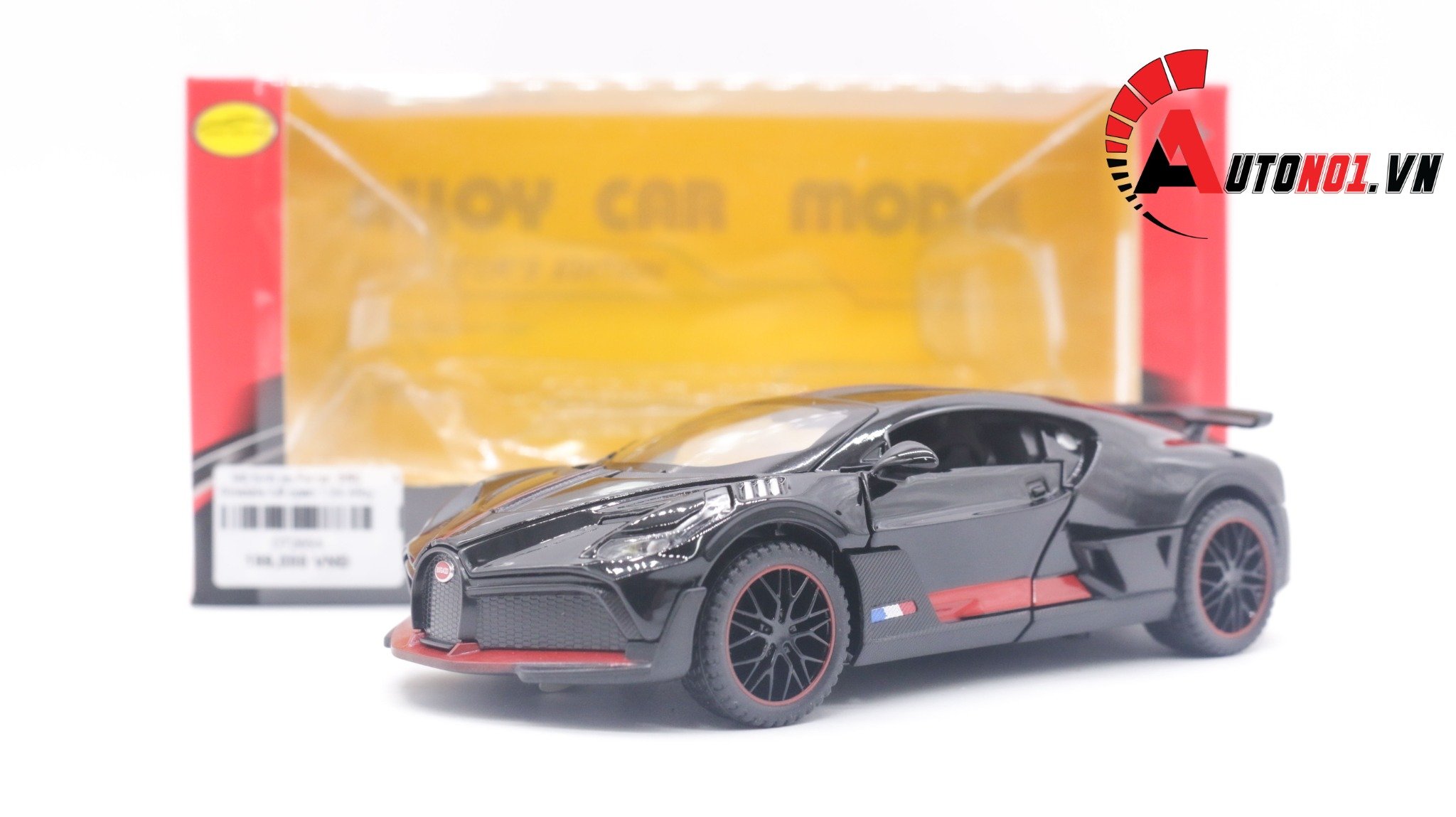  Mô hình xe Bugatti Divo, mở được cửa và nắp capo 1:32 Alloy Model OT266 