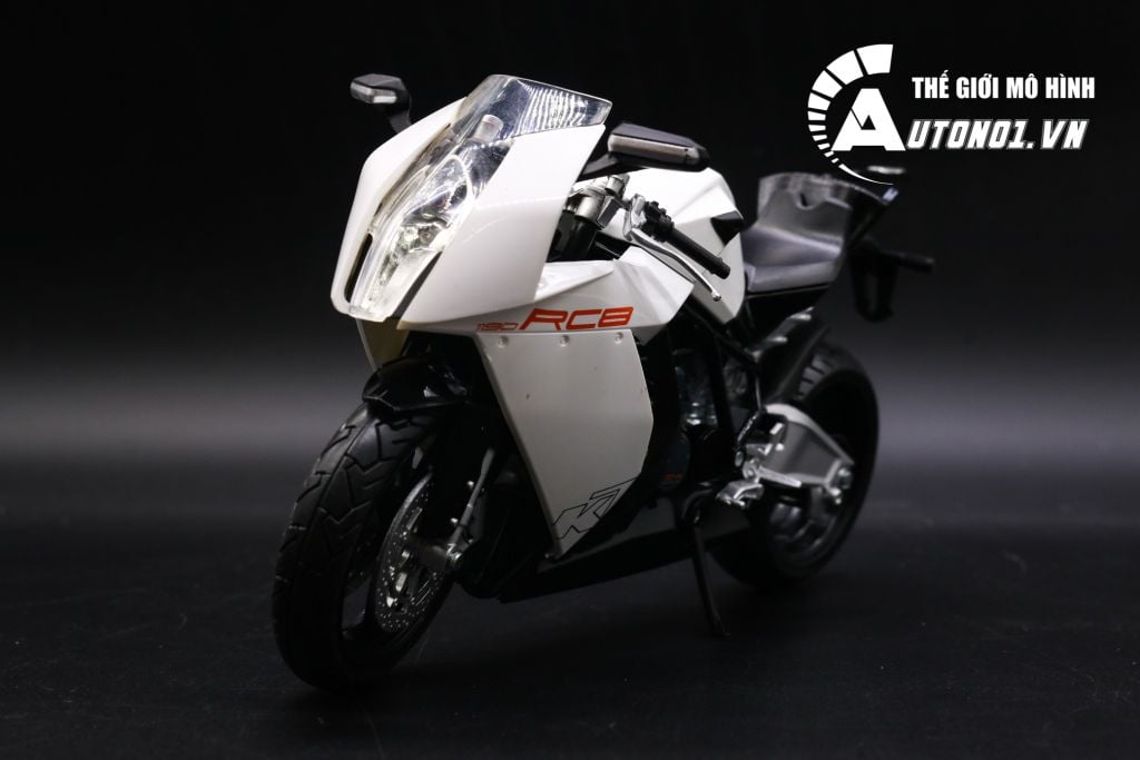 MÔ HÌNH XE KTM RC8 WHITE 1:12 JOYCITY