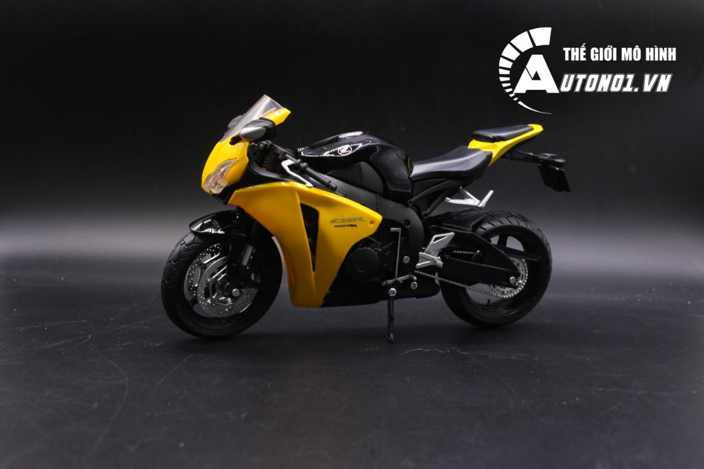 MÔ HÌNH XE HONDA CBR 1000RR YELLOW 1:12 JOYCITY