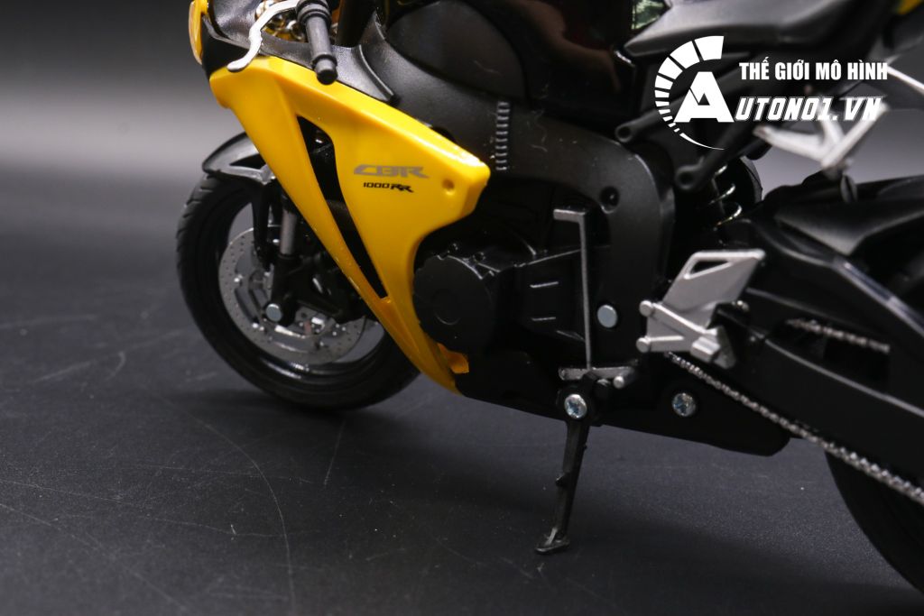 MÔ HÌNH XE HONDA CBR 1000RR YELLOW 1:12 JOYCITY