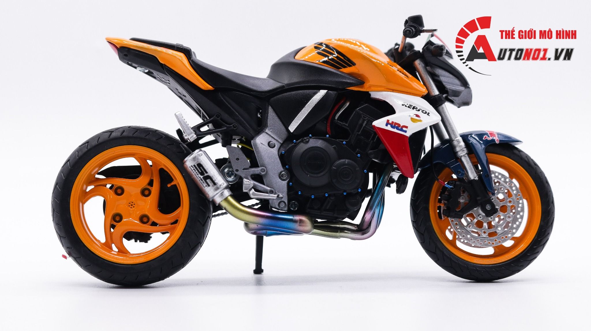  Mô hình xe độ Cb1000r Repsol-Redbull Pô Sc 1:12 Autono1 Joycity D140B 