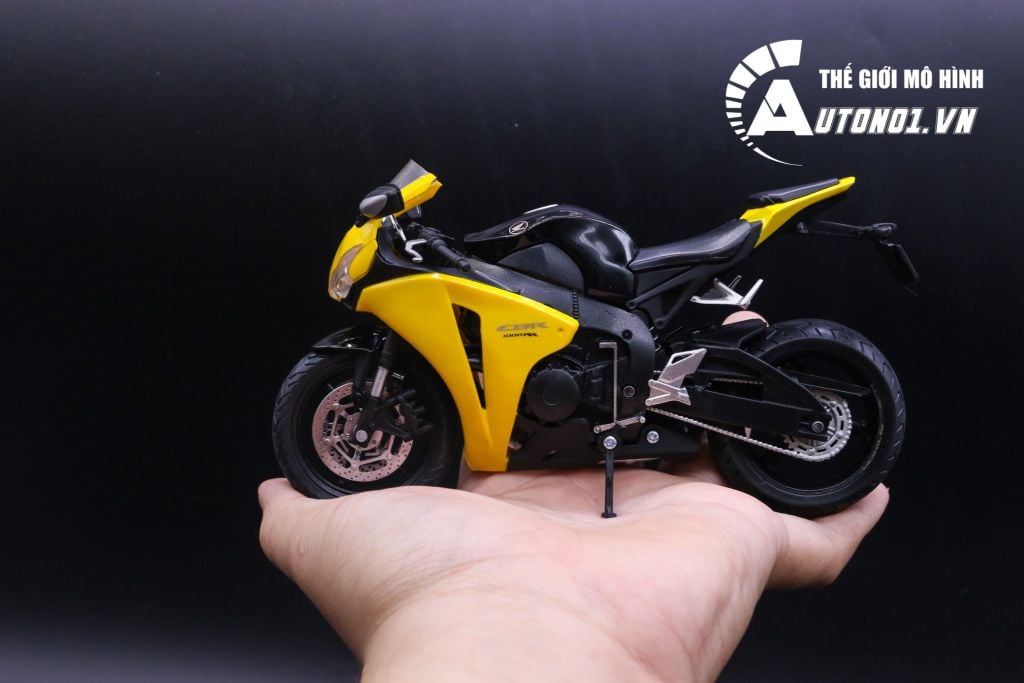 MÔ HÌNH XE HONDA CBR 1000RR YELLOW 1:12 JOYCITY