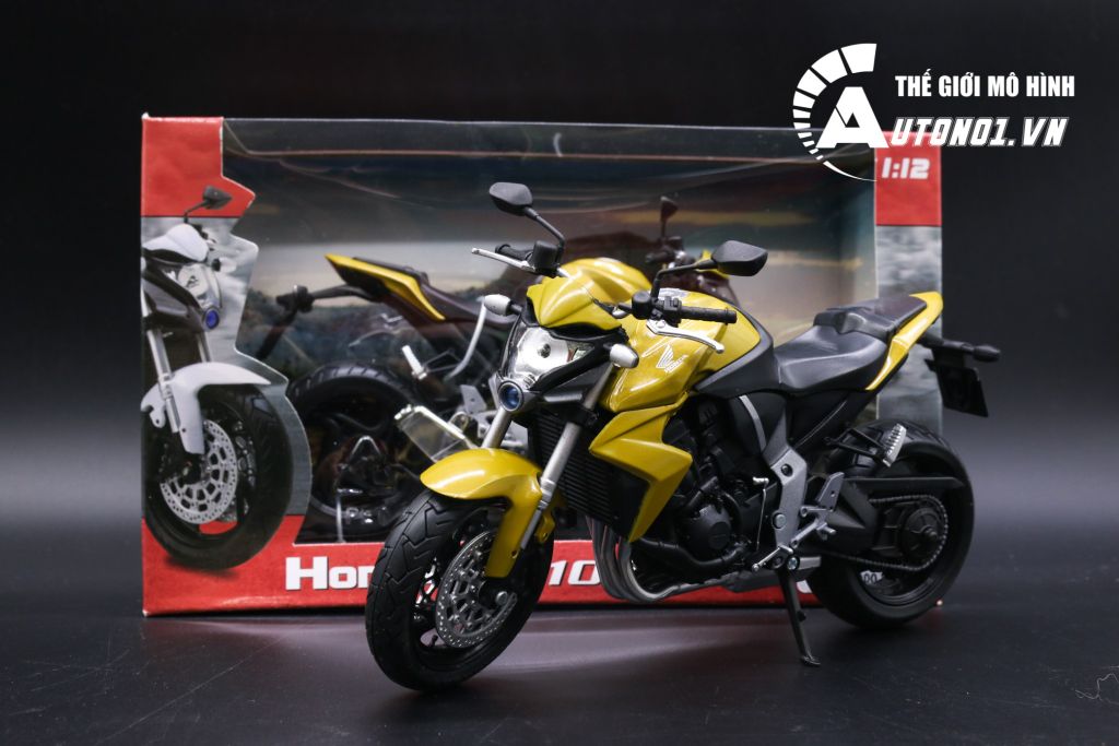 MÔ HÌNH XE HONDA CB 1000R YELLOW 1:12 JOYCITY CÓ HỘP