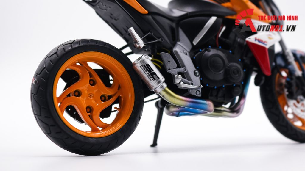 MÔ HÌNH XE CB 1000R ĐỘ REPSOL-REDBULL PÔ SC 1:12 AUTONO1 D149