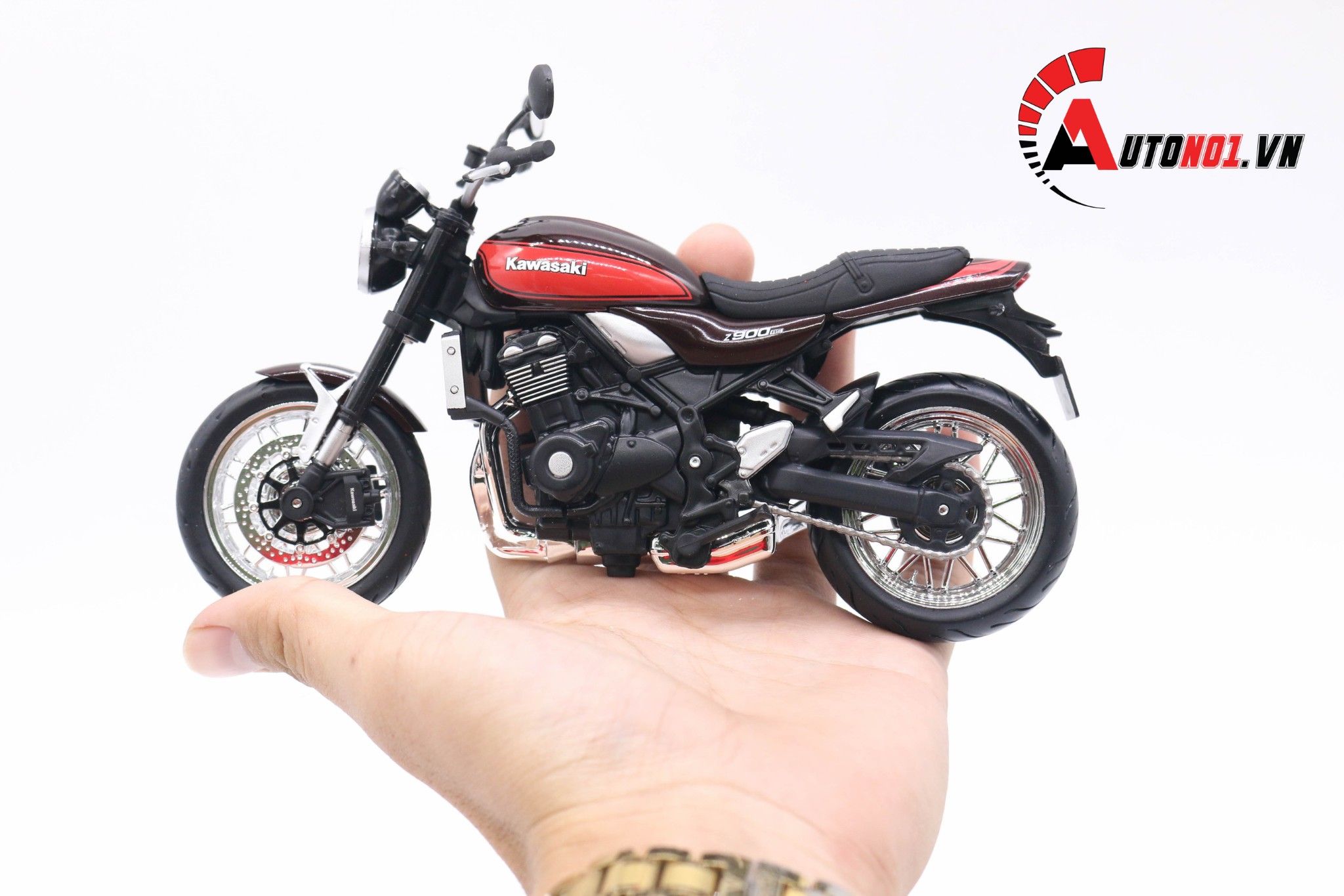  Mô hình xe Kawasaki Z900RS tỉ lệ 1:12 Maisto MT075 