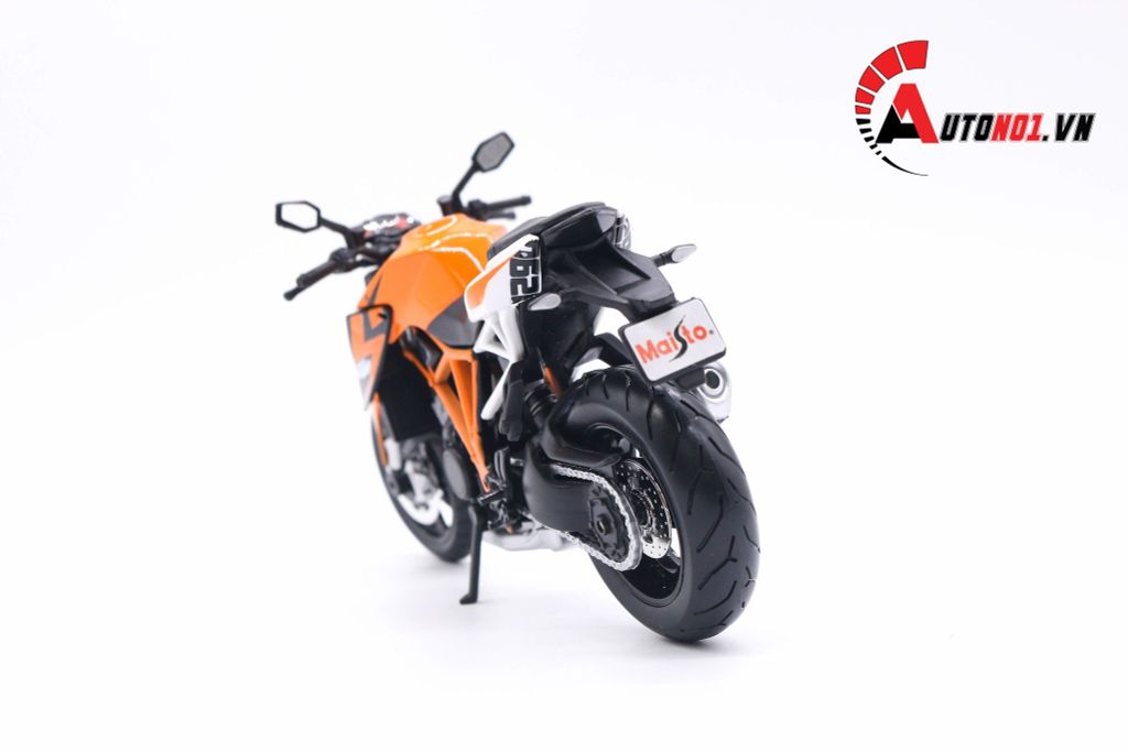 MÔ HÌNH XE KTM 1290 SUPER DUKE R ORANGE 1:12 MAISTO 5033