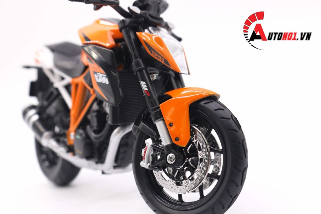 MÔ HÌNH XE KTM 1290 SUPER DUKE R ORANGE 1:12 MAISTO 5033