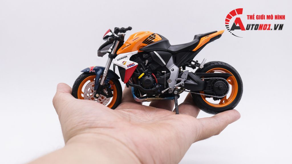 MÔ HÌNH XE CB 1000R ĐỘ REPSOL-REDBULL PÔ SC 1:12 AUTONO1 D149